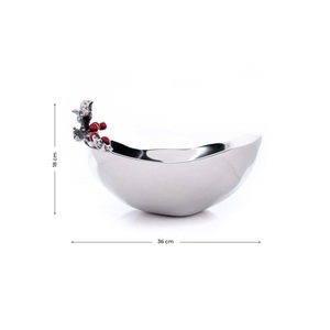 Bol à fruits secs en métal pour un usage quotidien à la maison Bol de service en aluminium pour la vaisselle de mariage taille personnalisée à un prix raisonnable - Product Image 5