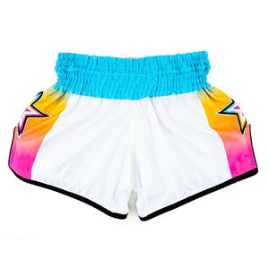 Venta al por mayor de los hombres Mauy Thai Shorts Kickboxing Grappling Bjj Boxing Fighting desgaste de las artes marciales desgaste corto para los hombres de 100% poliéster - Product Image 2