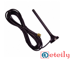 เสาอากาศแม่เหล็กยาง3dBi eteily 2.4GHz พร้อมขั้วต่อ SMA ตัวผู้สายเคเบิล RG174ผลิตในอินเดียเสาอากาศสื่อสารที่มีประสิทธิภาพ - Product Image 3