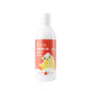 Oh Zorg Mondwater Voor Kinderen/Appel/350Ml Orale Reiniging