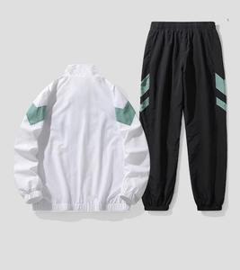 Nouvel ensemble de survêtement coupe-vent premium pour homme – Veste et pantalon légers de sport et streetwear, deux pièces, résistants au vent - Product Image 2