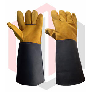 Gants en cuir de vachette Gants de travail Gants de soudage de sécurité en cuir - Product Image 2
