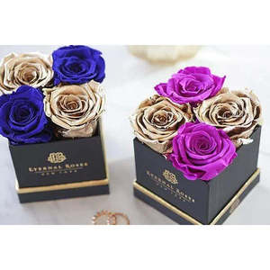 Lennox <b>Small</b> Square <b>Gift</b> <b>Box</b> in Royal Gold for Graduation Day - Product Image 3