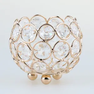 Venta al por mayor de velas de cristal, soporte de luz de té votivo para la decoración de restaurante de Mesa del hogar, para Navidad y bodas - Product Image 2