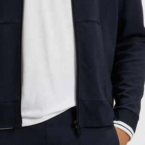 Sudadera con Capucha de Color Sólido para Hombre, Último Modelo, Precio al por Mayor, con Mangas Completas, Cierre de Cremallera, Diseño con Bolsillos Laterales y Cordones - Product Image 4