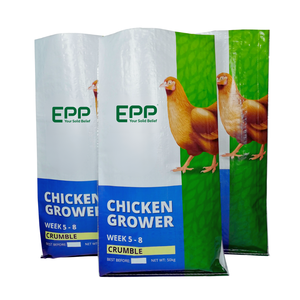 Mejor precio Vietnam Fábrica 5-10kg BOPP Laminado PP Tejido Bolsa Bolsas de plástico Embalaje Alimentación animal Harina de arroz 50kg Capacidad - Product Image 2