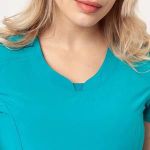 Conjuntos de fregado personalizados al por mayor a la moda, uniformes de enfermera elegantes ajustados para hospitales y clínicas, ropa médica personalizada - Product Image 6