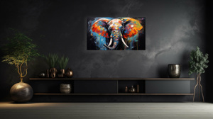 Energy-Meet Art <b>Wall</b> Carbon Fiber Aluminium <b>Canvas</b> 500W Infrared Panel App Control Waterproof Easy Ceiling Installation - Product Image 6