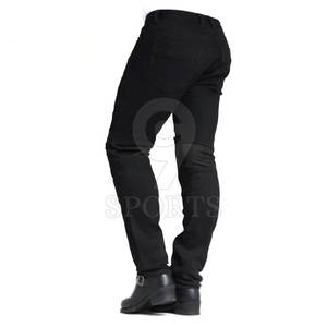 กางเกงยีนส์สำหรับผู้ชายกางเกงยีนส์น้ำหนักเบาสำหรับใส่ลำลองเอวกลางทำจากผลิตตามสั่ง - Product Image 3