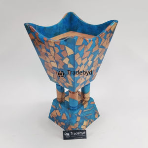 Quemador de Incienso Bakhoor de Madera de Pino Hecho a Mano Tradebyd, Decorativo, Árabe, Indio, para Regalo - Product Image 3