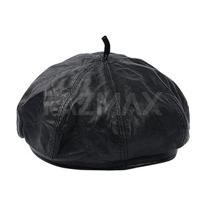 Sombrero de cuero de talla grande para la venta en línea Sombrero de cuero de nueva llegada personalizado Sombrero de cuero de color personalizado - Product Image 2