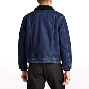 Professionally Manufactured Winter Wear <b>Men</b> <b>Denim</b> <b>Jackets</b> / Custom Embroidery Logo <b>Men</b> <b>Denim</b> <b>Jackets</b> - Product Image 2