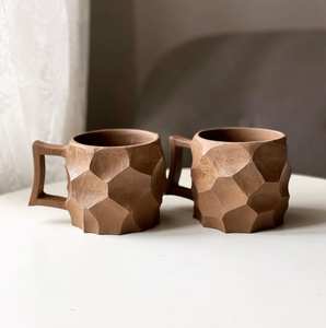 Handmade Wooden Gift Coffee Mug Eco Friendly Coffee Mug Natural Wood Coffee Mugs for Home Office Cafe <b>Tea</b> and Gifting <b>japanese</b> - Product Image 2