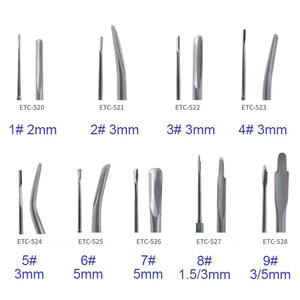 Elevador dental manual de acero inoxidable con acabado de espejo, elevador dental mínimamente invasivo extendido, diente autoclavable de raíz sin recubrimiento - Product Image 6