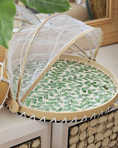 Patrón exótico de elección Ideal para vajilla Tabletop Vietnam hecho a mano Mother Of Pearl Food Cover - Product Image 6