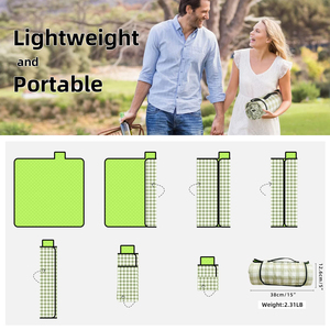 Esterilla de arena Extra grande, plegable, <span class=keywords><strong>impermeable</strong></span>, para Camping, <span class=keywords><strong>Picnic</strong></span>, <span class=keywords><strong>manta</strong></span> de Camping, gran oferta - Product Image 5