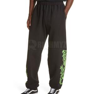 กางเกงวอร์มผู้ชายคุณภาพสูง ปรับแต่งได้ ระบายอากาศดี เอวยางยืด กางเกงจ็อกเกอร์ ผ้าฝ้ายฟลีซ สีพื้น กางเกงวอร์มผู้ชายสั่งทำพิเศษ - Product Image 2