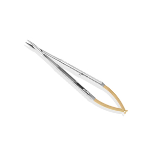 Porte-aiguille Castro-Viejo de qualité supérieure, poignée Z-Line, joint torsadé, becs lourds, droit, TC, 18cm - Product Image 1