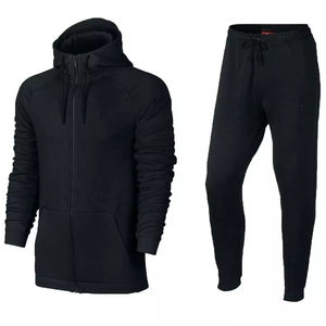 Survêtement personnalisé pour hommes, vêtements d'entraînement, tenues de jogging pour hommes, vente en gros de survêtements de sport deux pièces en polaire d'hiver pour hommes décontractés - Product Image 1