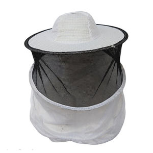 Voile d'apiculteur en polycoton sur mesure de haute qualité avec capuche d'escrime bretelles élastiques voile d'abeille - Product Image 5