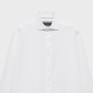 Camisa informal de verano para hombre, color blanco, personalizable, 100% algodón, tela de popelina, ajuste Regular, antiarrugas, estampado transpirable - Product Image 2