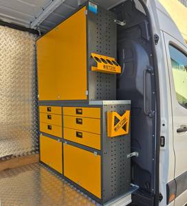 Sistema de Estanterías Modulares para Camionetas OEM Premium, Estructura Desmontable, Recubrimiento Electrostático en Polvo - Almacenamiento Profesional para Camionetas Comerciales - Product Image 3