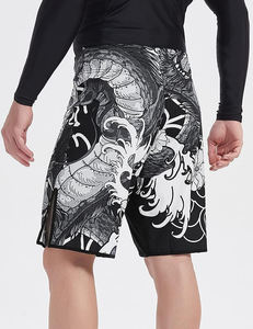 กางเกงขาสั้น MMA กางเกงขาสั้นออกกำลังกายผ้าโพลีเอสเตอร์น้ำหนักเบาออกแบบได้ตามต้องการ - Product Image 3