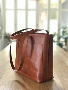 Bolso Tote de Cuero Genuino para Mujer, Moderno y de Alta Calidad, con Color y Logotipo Personalizables, para Todas las Temporadas, AV-0043 - Product Image 6