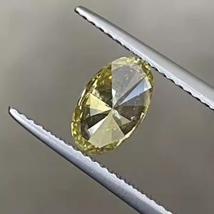 Gia แหวนเพชรทรงหลวมจาก1.01ct ได้รับการรับรอง VS2เจียระไนทรงวงรีสีเหลืองเข้มเครื่องประดับเพชรสีแฟนซี - Product Image 5