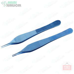 Fórceps Adson de alta calidad Fórceps Adson Tissue Forceps 12 Cm Acero inoxidable Color personalizado por Hasni Surgical - Product Image 5