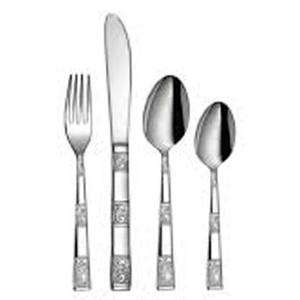 Más vendidos DISEÑO DE Portugal Acero inoxidable Plata Mate pulido mango largo cuchara para servir y tenedor juego de cubiertos - Product Image 6