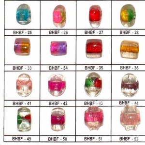 Collar de cuentas de cristal de Murano de colores, cuentas de murrine ovaladas, producción italiana hecha a mano, idea de regalo de Joyería Moderna, marca comercial de origen - Product Image 6