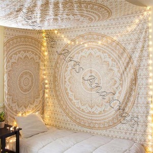 Tapiz estampado bohemio para colgar en la pared, tapiz grande con estampado personalizado de Mandala bohemio - Product Image 4