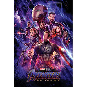 Avengers Infinity War & Endgame Lot de 2 affiches murales modernes - Product Image 1