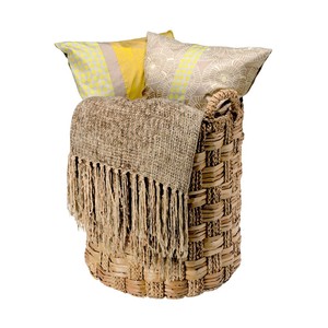 Wholesale Hot Selling Eco Friendly Sustainable Seagrass And Water Hyacinth <b>Basket</b> Handmade <b>Storage</b> <b>Basket</b> <b>For</b> Home Organization - Product Image 2