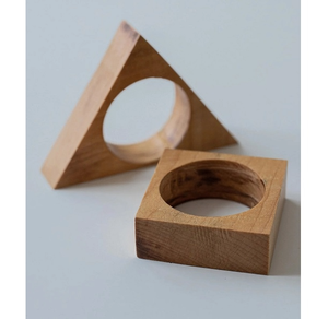 Servilleteros de madera de acacia de diseño moderno, calidad superior para decoración de bodas o fiestas en casa, precio al por mayor - Product Image 1