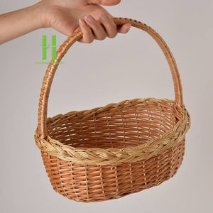 Panier de sol de cheminée en rotin écologique de haute qualité, tissé à la main naturel tendance, principalement panier dans une variété de couleurs et de tailles OEM - Product Image 1