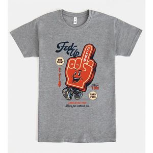 T-shirt Promozionali Fed-Up Club: Design Grafico Divertente e di Tendenza per Chi è Sfinit di Tutto! - Product Image 1