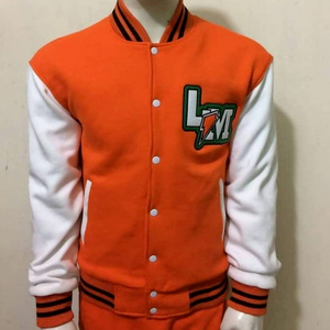 La mejor chaqueta universitaria morada personalizada uniforme de trabajo cortavientos de invierno con cuello levantado y logotipo frontal impermeable con capucha para hombres - Product Image 1