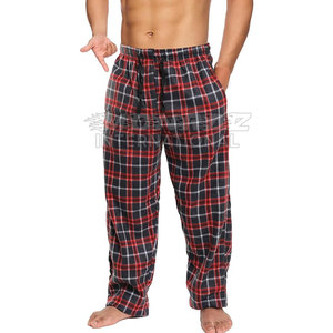Pantalones de franela de algodón 100% de la mejor calidad para hombre, tamaño personalizado, cintura media, estilo informal, recto para uso al aire libre, diseños OEM - Product Image 3