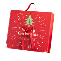 Caja de Calendario de Adviento de 24 Días, Plegable, Vacía, Caja de Embalaje para Calendario de Adviento, Caja de Embalaje para Cuenta Regresiva de Navidad, Set de Caja Sorpresa