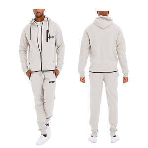 Chándales para hombre Pantalones de chándal Trajes de dos piezas Invierno Cremallera Sudadera con capucha Casual Fitness Jogging Pantalones deportivos Conjuntos - Product Image 1