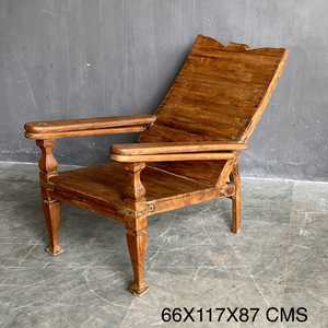 Durable Rustic Design <b>TEAK</b> WOOD POOL <b>CHAIR</b> - Product Image 5