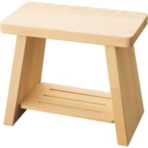 Tabouret de bain de conception japonaise Hinoki pour salle de bain - YK0000000027 - Product Image 1