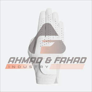 Guantes de golf de cuero Cabretta pakistaní de alta calidad con logotipo personalizado, característica transpirable, fabricados en Pakistán por el propietario de A & F Industries - Product Image 4