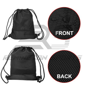 High Quality Polyester Draw String Sports Backpack Gym <b>Bag</b> <b>Waterproof</b> Custom Logo Promotional Fitness <b>Drawstring</b> <b>Bags</b> - Product Image 3