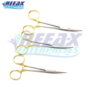 Pince à moustiques professionnelle REEAX Care pince à hémostat incurvée manuelle toutes couleurs garantie de 2 ans - Product Image 4