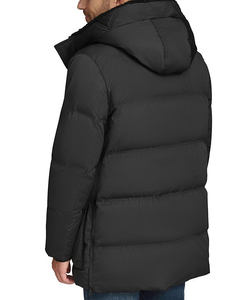 Vente en gros Logo personnalisé Veste matelassée légère à capuche avec fermeture éclair Veste pour homme matelassée Chaleur extrême en hiver - Product Image 5