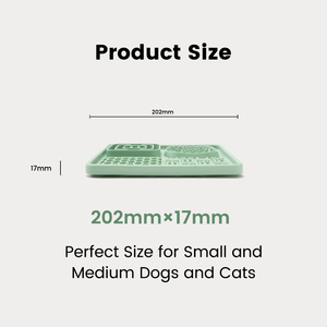 Tapis de léchage anti-étouffement en silicone robuste à grille carrée de qualité alimentaire pour chiens, chiots et chats, pour soulager l'anxiété et favoriser une alimentation lente en intérieur - Product Image 5