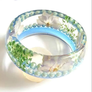 Bijoux ADAPTÉS Résine Acrylique Bracelet Bracelet Exagéré Éblouissant Multicolore Large Irrégulier Carré Acrylique Bracelets pour - Product Image 4